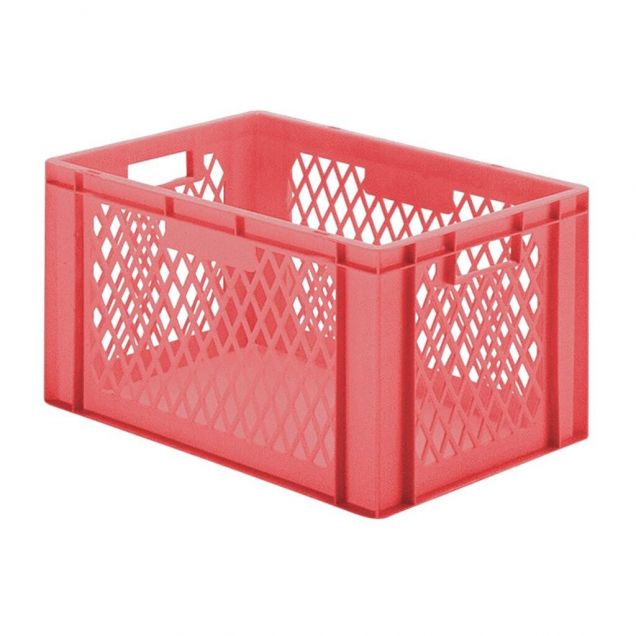 Stapelbarer Transportbehälter TK1 600x400x320 mm (lxbxh) rot
