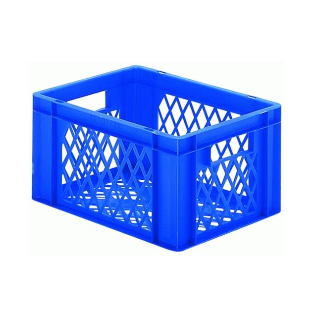 Stapelbare Transportkiste TK2 400x300x210 mm (lxbxh) blau