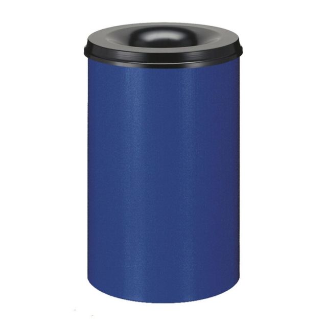 Selbstlöschender Papierbehälter 110 Liter blau-schwarz