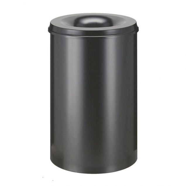 Flammenlöschenden Abfallbehälter 110 Liter schwarz