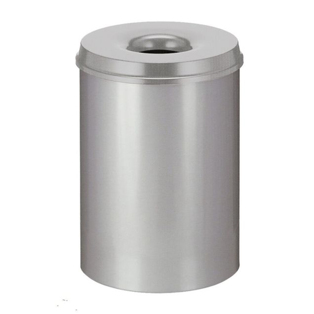 Flammenhemmender Papierkorb 30 Liter grau