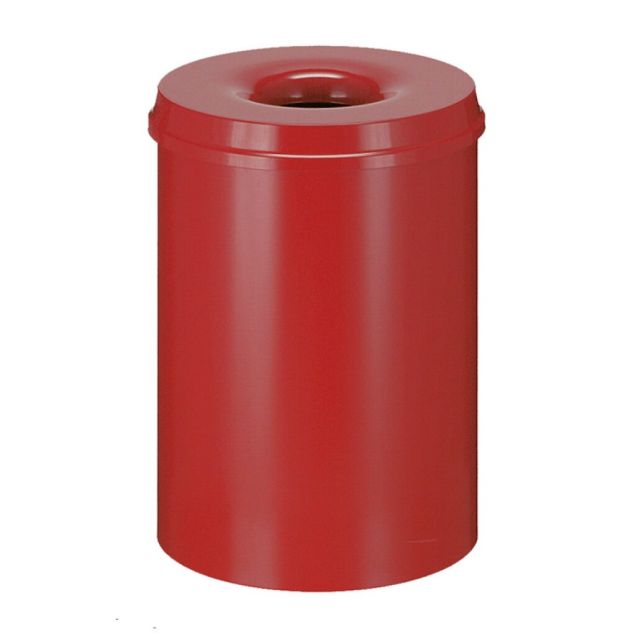 Selbstlöschender Papierbehälter 30 Liter rot