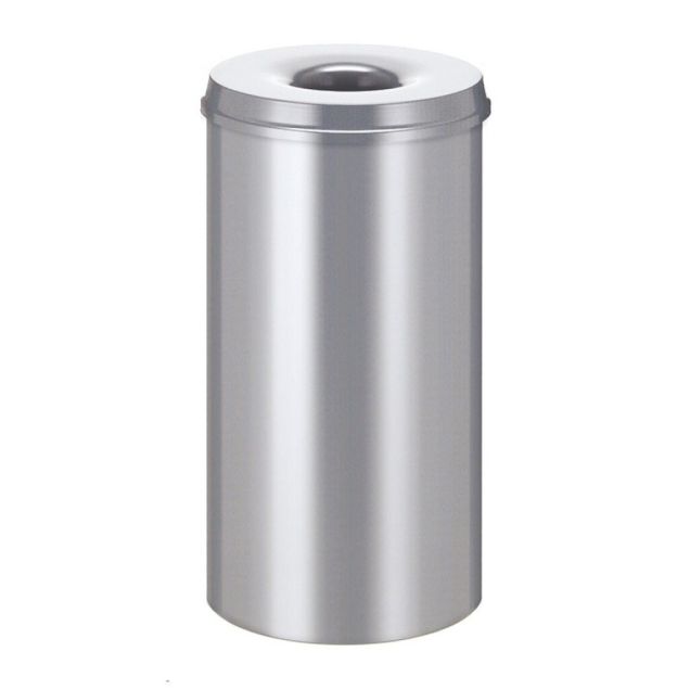 Flammenlöschender Papier-Lagerbehälter 50 Liter silber