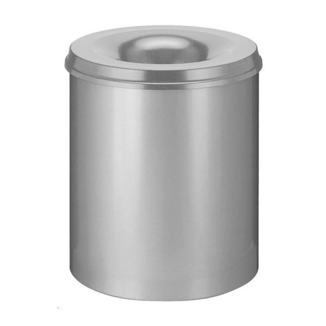 Flammenlöschender Papierkorb 80 Liter grau