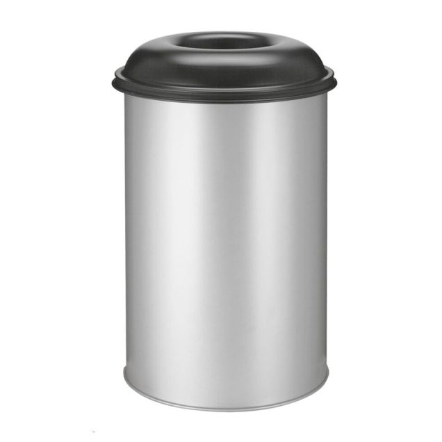 Flammenlöschende Papier-Lagerbehälter 200 Liter aluminiumgrau-schwarz
