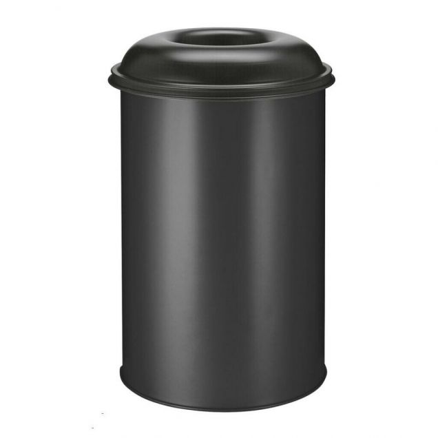 Feuerfeste Papierkörbe 200 Liter schwarz