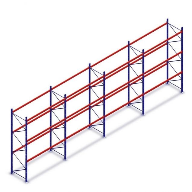 Vorteilsreihe gebrauchte Stow Palettenregal 5000x11225x900mm (hxbxt) 3 Ebenen