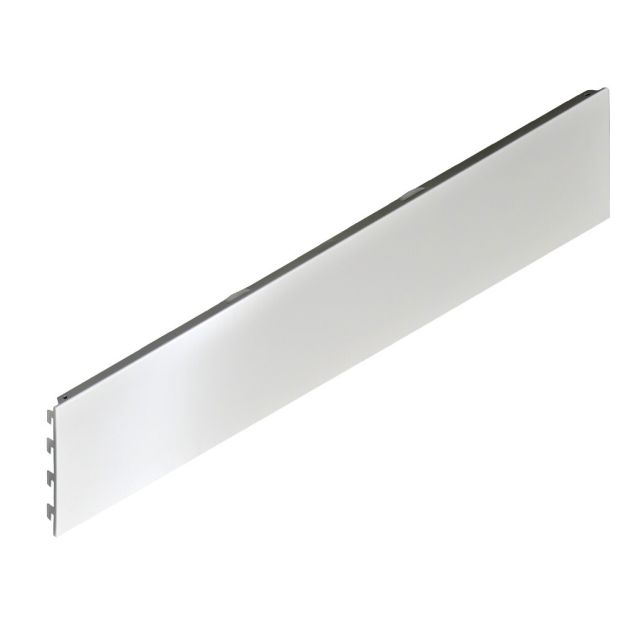 Ladenregal Rückwand 1000x200 mm (BxH) geschlossen RAL9001