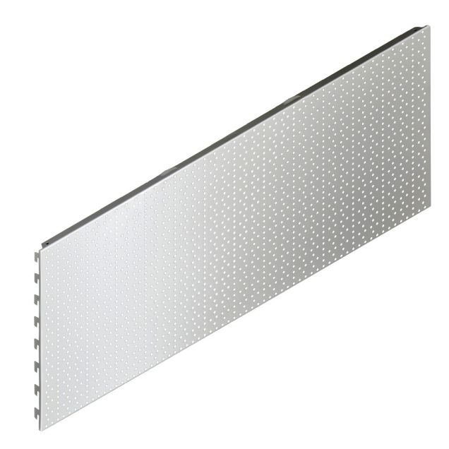 Ladenregal Rückwand 1000x400 mm (bxh) perfo Rundloch RAL9001