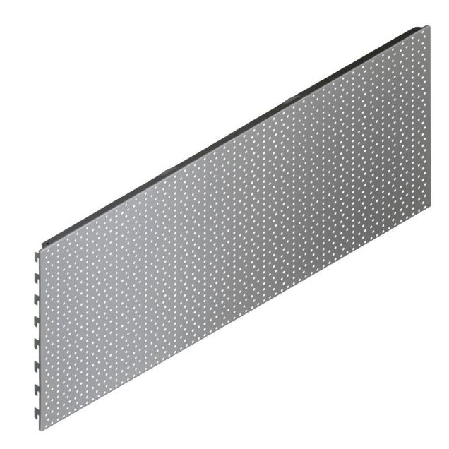 Ladenregal Rückwand 1000x400 mm (bxh) perfo rundes Loch RAL9006