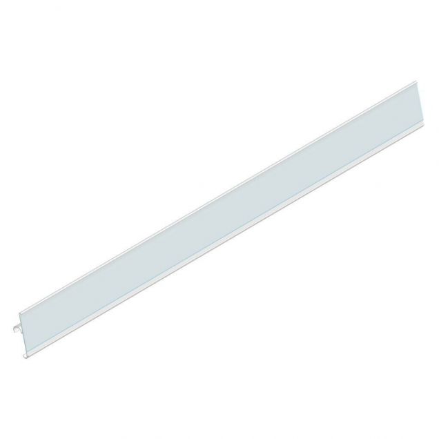 Ladenregal-Datastrip weiß 988x40 RAL9001