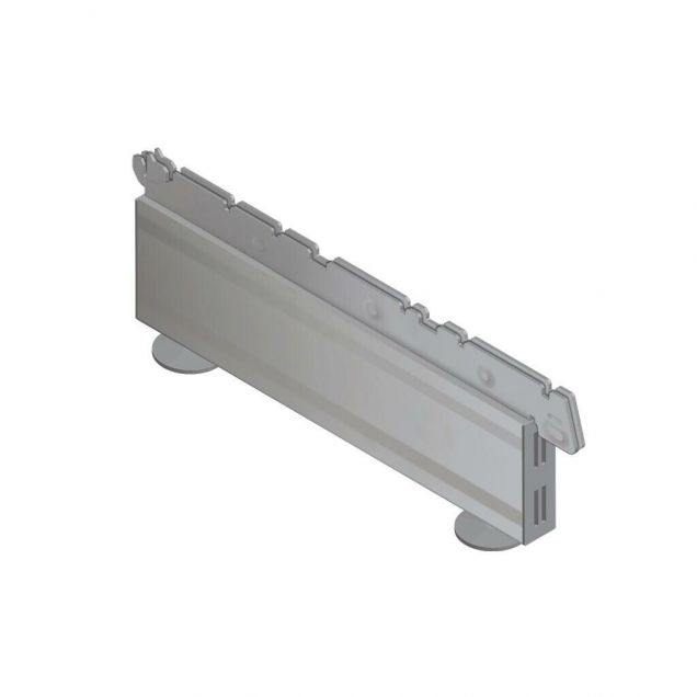 Ladenregal Fuß 370 mm RAL9006