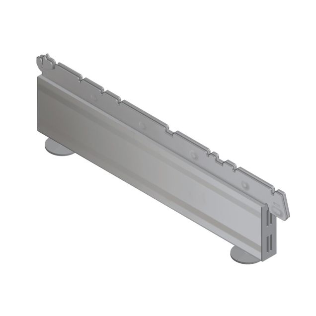 Ladenregal Fuß 470 mm RAL9006