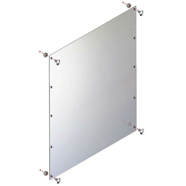 Seitenwand Heavy Duty 1000x800 verzinkt