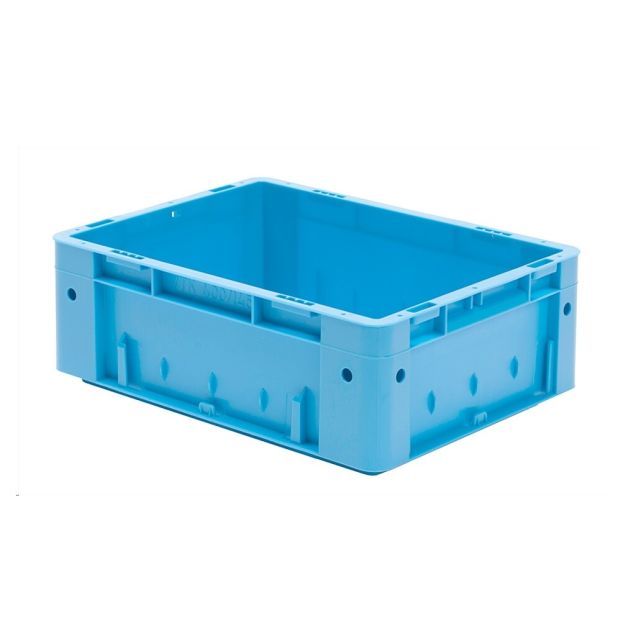 Schwerer stapelbarer Transportkasten VTK0 400x300x145 mm (lxbxh) blau
