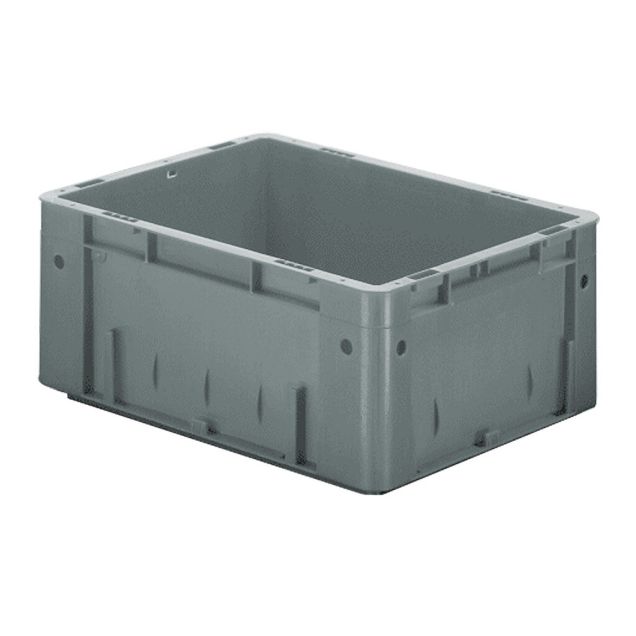 Schwere stapelbare Transportkiste VTK0 400x300x175 mm (lxbxh) grau
