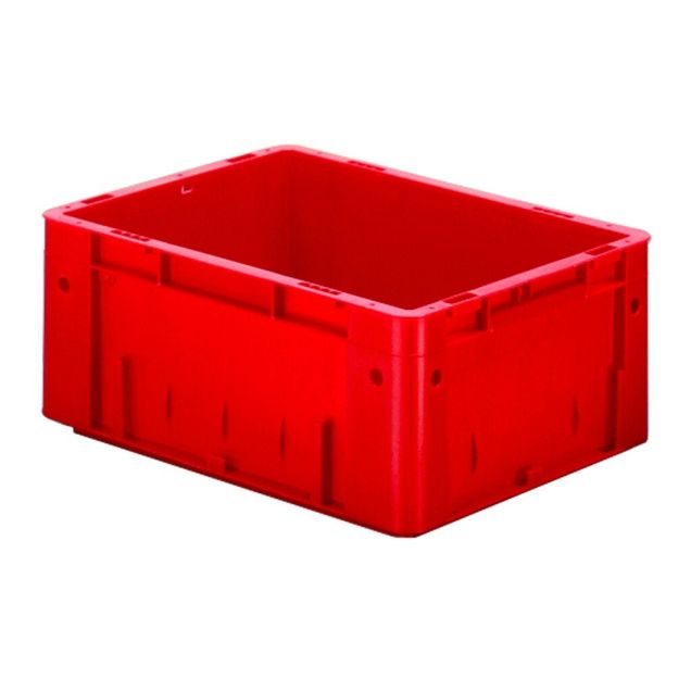 Schwere stapelbare Transportkiste VTK0 400x300x175 mm (lxbxh) rot