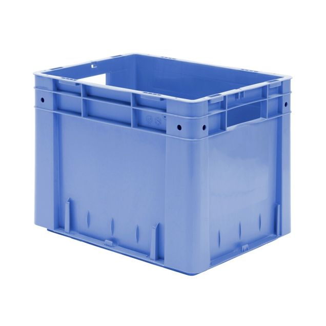 Schwerer stapelbarer Transportkasten VTK0 400x320x320 mm (lxbxh) blau