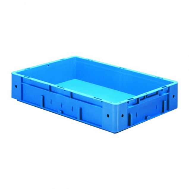 Schwere stapelbare Transportkiste VTK0 600x400x120 mm (lxbxh) blau