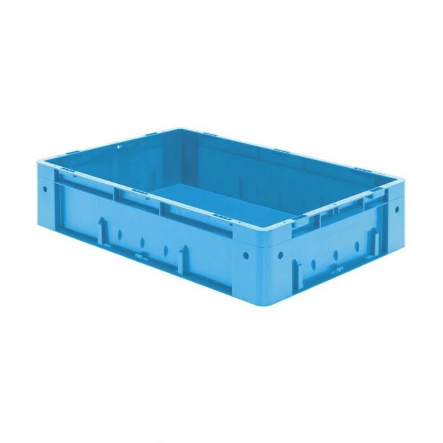 Schwere stapelbare Transportkiste VTK0 600x400x145 mm (lxbxh) blau