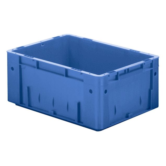 Schwere stapelbare Transportkiste VTK0 600x400x175 mm (lxbxh) blau