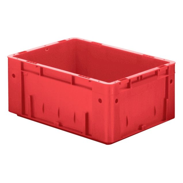 Schwere stapelbare Transportkiste VTK0 600x400x175 mm (lxbxh) rot