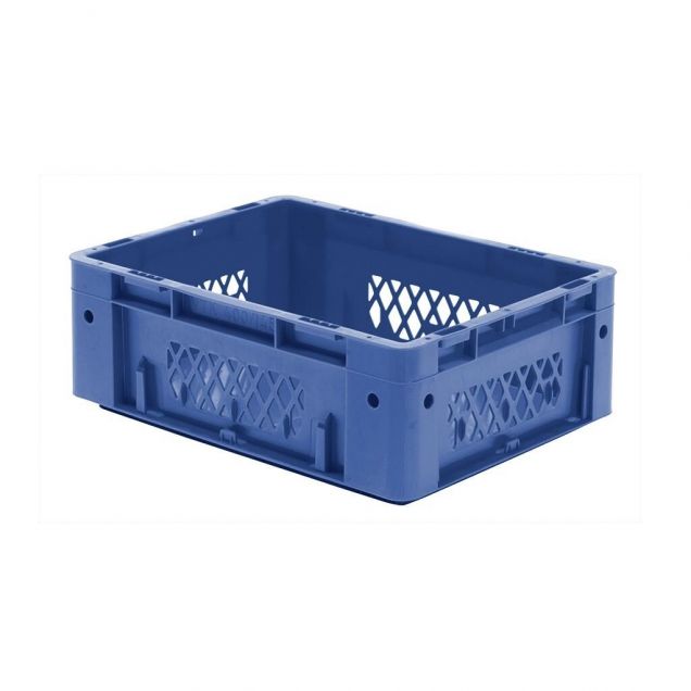 Schwere stapelbare Transportbox VTK1 400x300x145 mm (lxbxh) blau