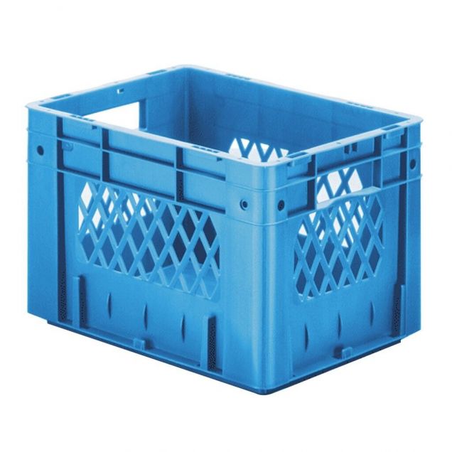 Schwere stapelbare Transportbox VTK1 400x300x270 mm (lxbxh) blau