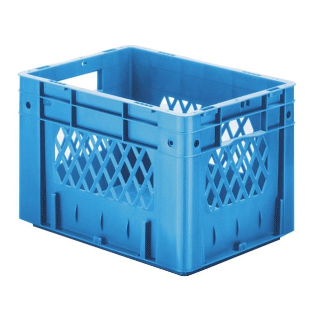 Schwere stapelbare Transportbox VTK1 400x300x270 mm (lxbxh) blau