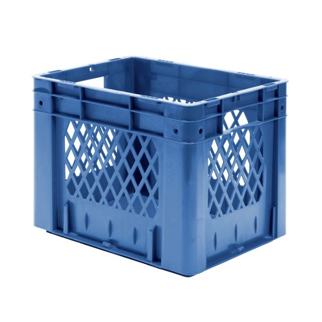 Schwere stapelbare Transportkrat VTK1 400x300x320 mm (lxbxh) blau