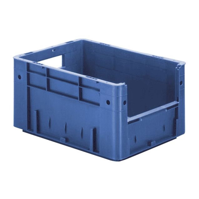 Schwere stapelbare Transportkiste VTK4 400x300x210 mm (lxbxh) blau