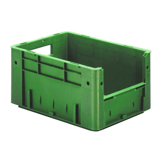 Schwere stapelbare Transportkiste VTK4 400x300x210 mm (lxbxh) grün