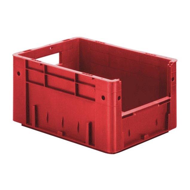 Schwere stapelbare Transportkiste VTK4 400x300x210 mm (lxbxh) rot