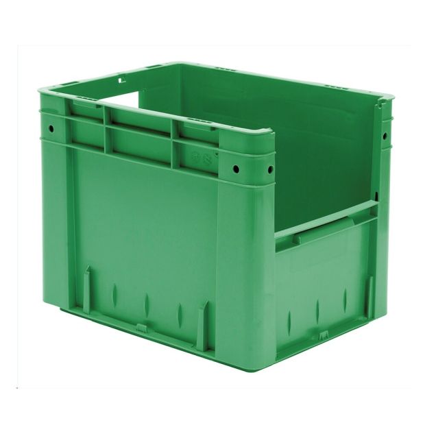 Schwere stapelbare Transportkiste VTK4 400x300x320 mm (lxbxh) grün