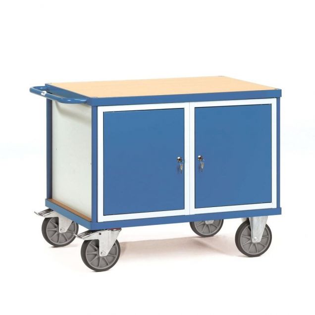 Schwerer Werkstattwagen 600 kg mit 2 Etagenwagen 1050x700 mm