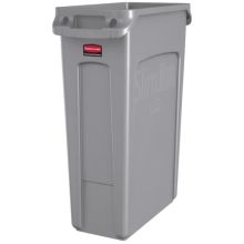 Slim Jim Container mit Luftschlitzen 87 Liter Grau