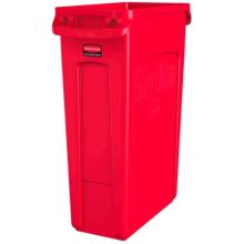 Slim Jim Container mit Luftschlitzen 87 Liter Rot