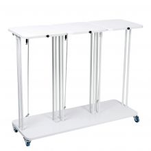 Abfallbehälter Combo mit Deckel 3x60 Liter Weiß