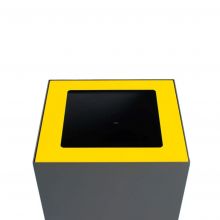 Gelbe Abdeckung für modulare Abfalltrennstation 90 Liter