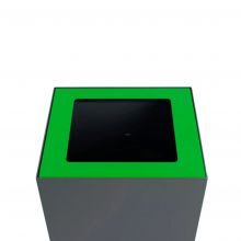 Grüne Oberseite für modulare Abfalltrennanlage 90 Liter