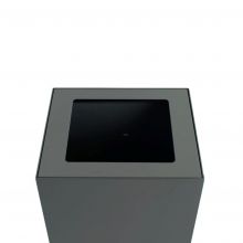 Grauer Deckel für modulare Abfalltrennstation 90 Liter