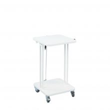 Abfallbehälter mit Deckel 40 Liter Weiß