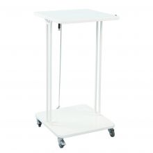 Abfallbehälter mit Deckel 120 Liter Weiß