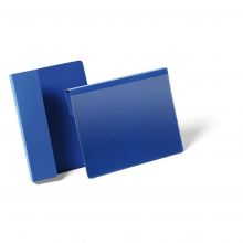 Durable Dokumententasche mit Faltung A5 liegend blau