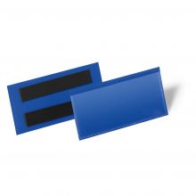Durable Dokumentenhülle magnetisch 100x38mm blau