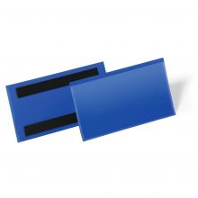 Durable Dokumentenschutzhülle magnetisch 150x67 blau