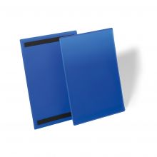 Durable Dokumentenhülle magnetisch A4 stehend blau