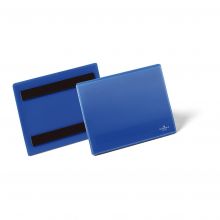 Durable Dokumentenhülle magnetisch A6 liegend blau