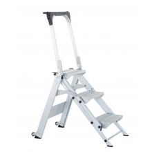 Sicherheitstreppe klappbar Zarges Plazastep P 3 Stufen mit Bügel