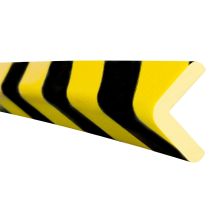 MORION Stoßschutz-L Profil 47x47x12 selbstklebend 5000 mm gelb/schwarz